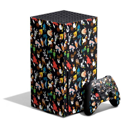Looney Tunes Identity Pattern Xbox Series X Bundle Skin
